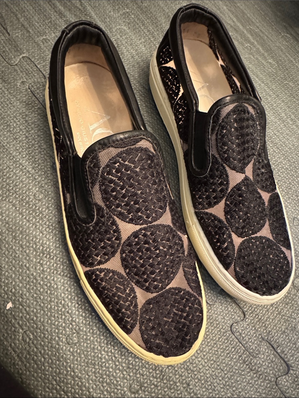 AGL Slip-On Casual Sneakers in Black